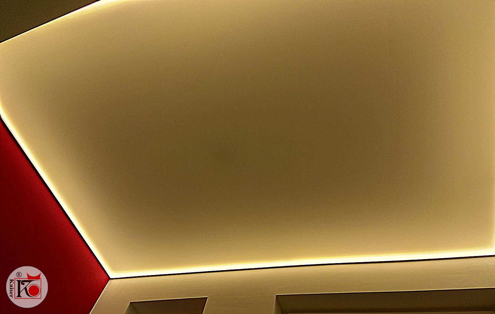 Ultraleicht Lichtdecke im Bad